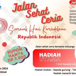 Lomba Jalan Sehat Ceria Kelurahan Mulyoharjo