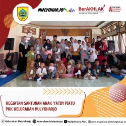 Kegiatan Santunan Anak Yatim Piatu Kelurahan Mulyoharjo