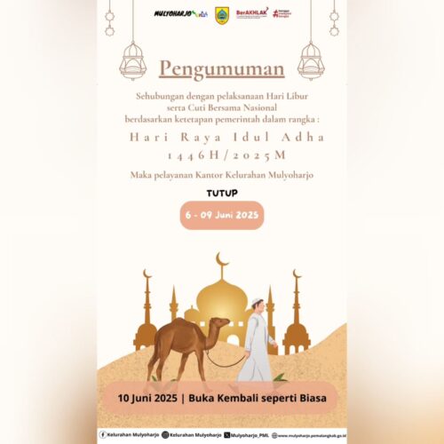 Pengumuman Hari Raya Idul Adha 1446 H / 2025 M