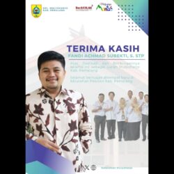Terima kasih atas pengabdian serta dedikasinya Bapak Fandi Achmad Subekti, S.STP.