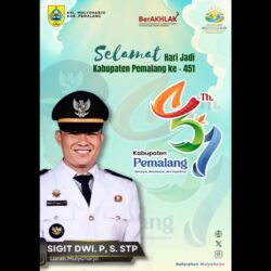 Selamat Hari Jadi Kabupaten Pemalang ke-451