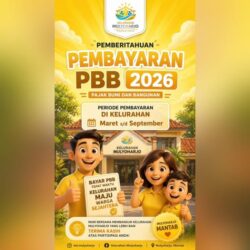 Pemberitahuan pembayaran pajak PBB tahun 2026