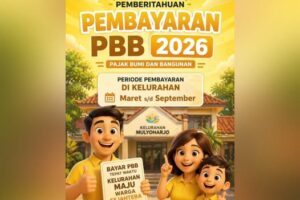 Pemberitahuan pembayaran pajak PBB tahun 2026 Pemberitahuan pembayaran pajak PBB tahun 2026