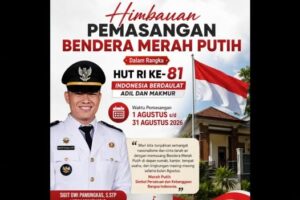 AYO KIBARKAN BENDERA MERAH PUTIH! AYO KIBARKAN BENDERA MERAH PUTIH!
