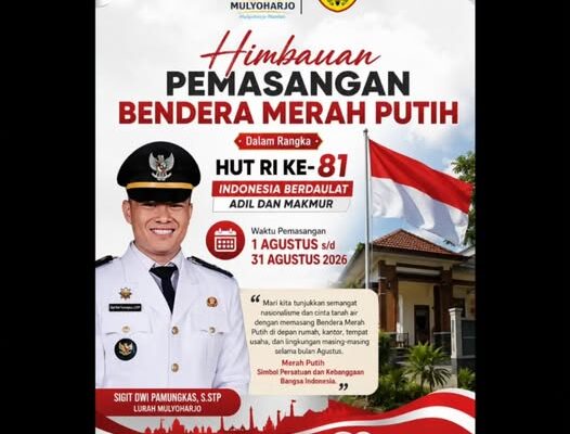 AYO KIBARKAN BENDERA MERAH PUTIH!